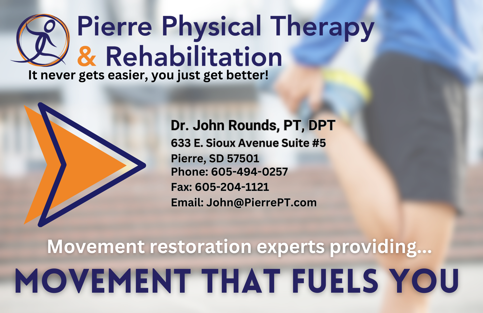 Pierre Physical Therapy & Rehabilitation It Never Gets Easier, You